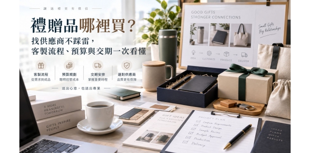 禮贈品哪裡買?客製流程、預算與交期一次看懂|禮贈品供應商推薦